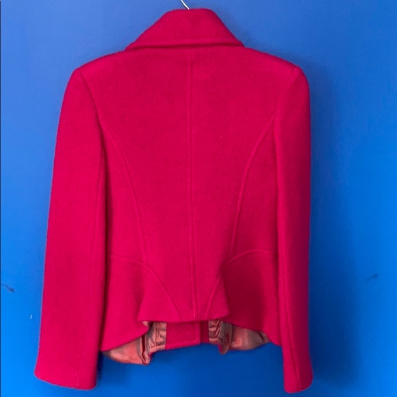 EMIL RUTENBERG Fuchsia Fitted Blazer Sz 6 - Picture 5 of 7